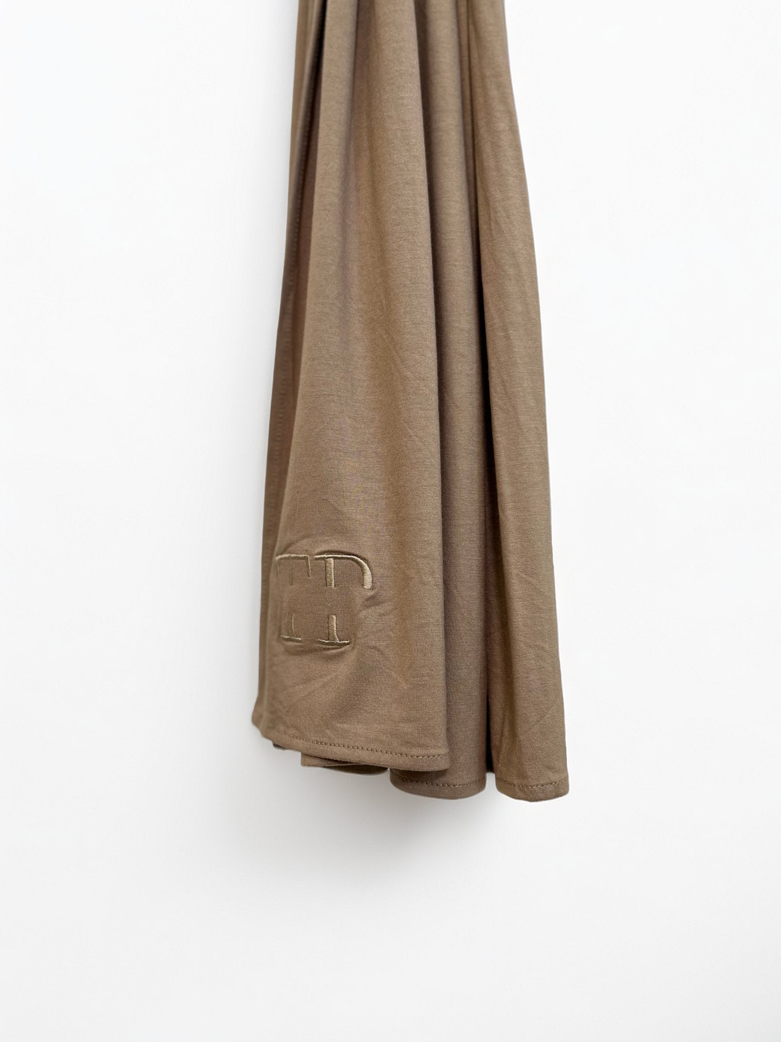 Hijab jersey bamboo - Beige taupe - Textile Palace