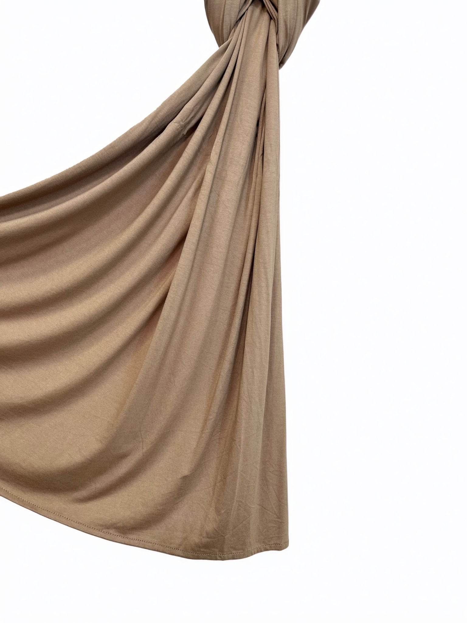 Hijab jersey bamboo - Beige taupe - Textile Palace