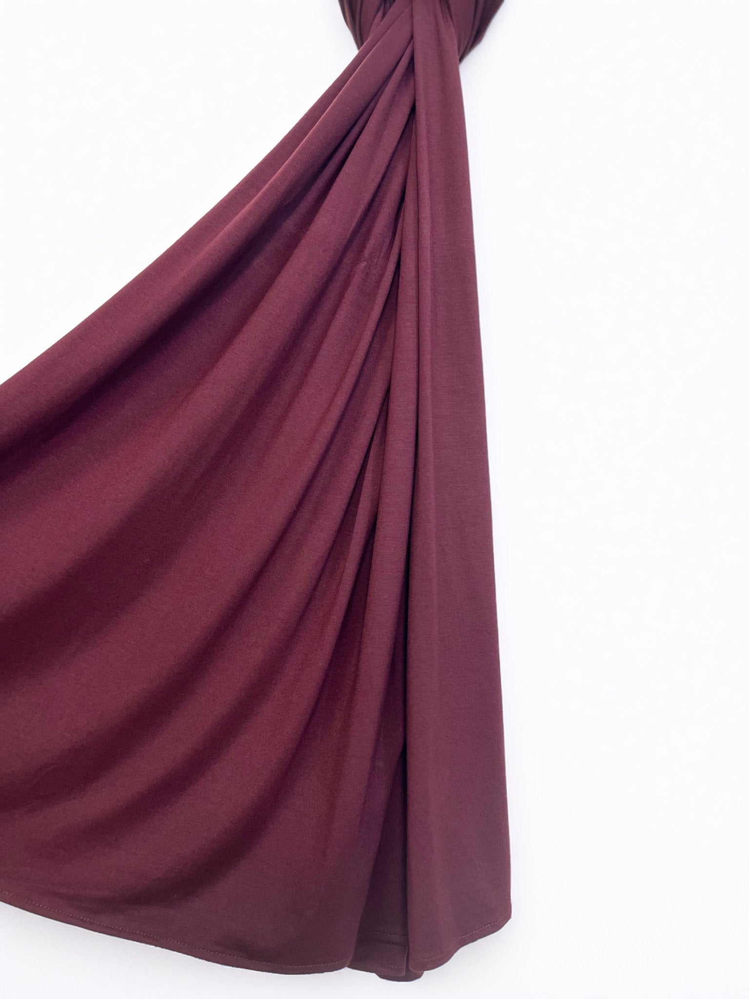 Hijab jersey bamboo - Bordeaux - Textile Palace